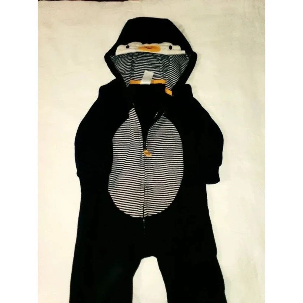 Carter's 12m Penguin Hooded Romper